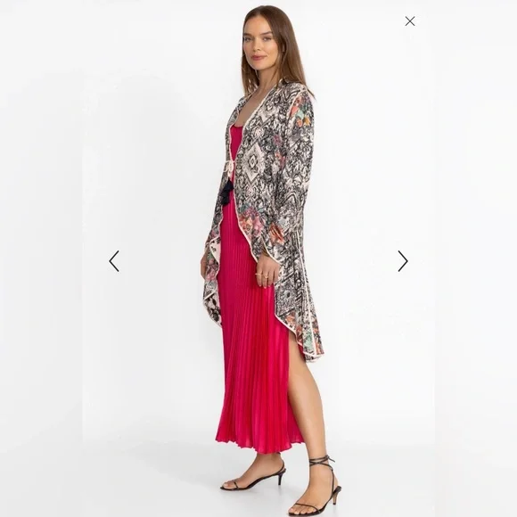 Johnny Was Ryder Vassilia Long Coat Cardigan Reversible XL - Picture 9 of 10